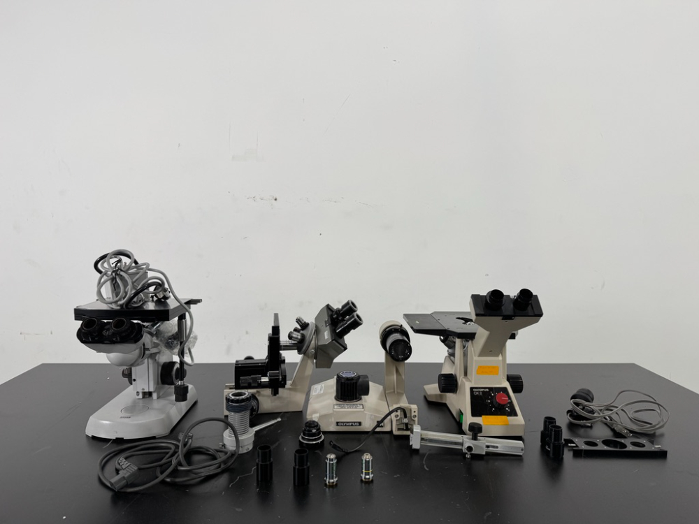 Image of Lot Of Microscope Parts and Accessories